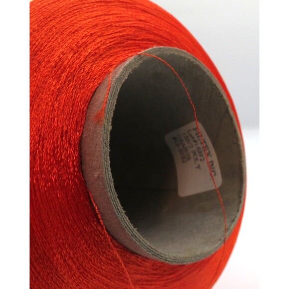 Filtex Vintage Orange Embroidery Thread 135/2 Large Cone 650grs - Picture 2 of 4